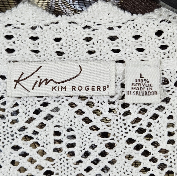 EUC/nwot Kim Roger's cardigan/shrug. Very pretty - Picture 2 of 4